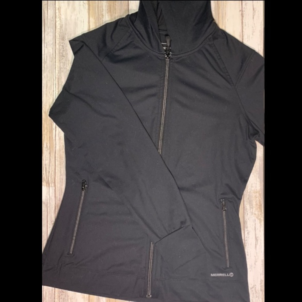 Merrell black full zip woman’s hoodie